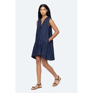 Sea New York Emmet Tank Dress Navy Blue Size Small NWT MSRP: $250